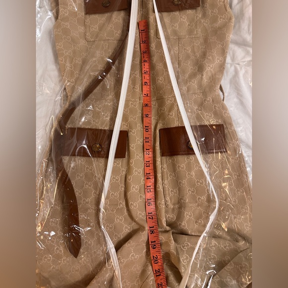 NWT Gucci 100 Romper GG print Size 38. Music is Mine Gucci Seats Reclined. - Picture 10 of 11